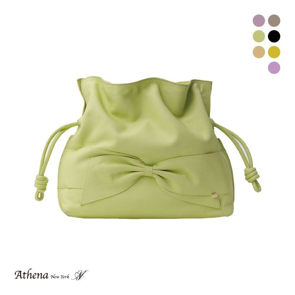 アシーナニューヨーク ショルダー リサコ ミディアム バッグ リボン Athena New York