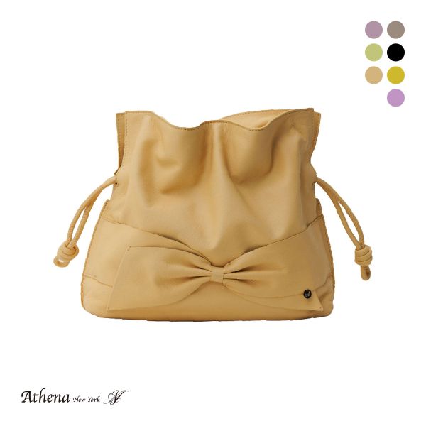 アシーナニューヨーク ショルダー リサコ ミディアム バッグ リボン Athena New York