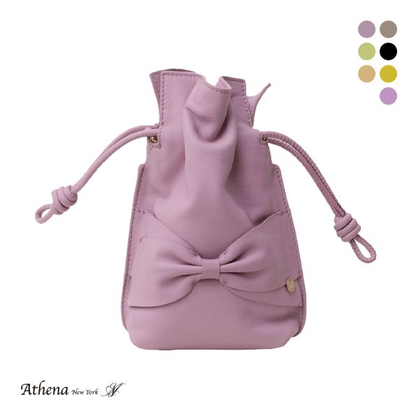 アシーナニューヨーク ショルダー リサコ スモール バッグ リボン Athena New York