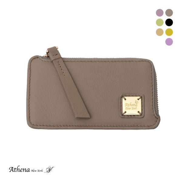 アシーナニューヨーク カードパース ロゴプレート リボン Athena New York
