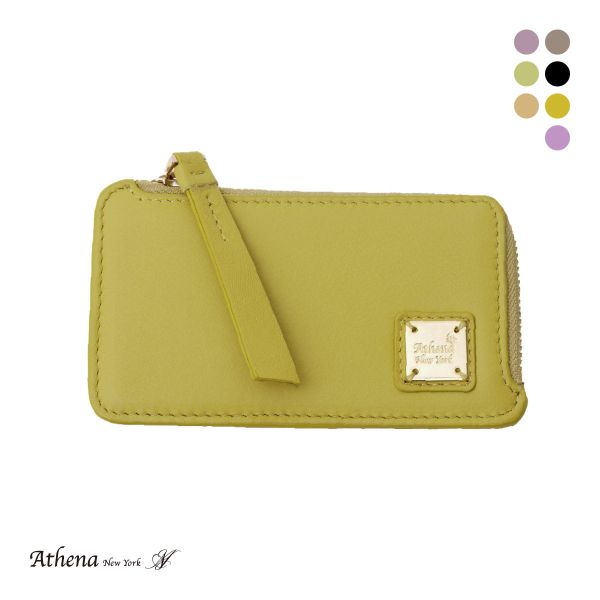 アシーナニューヨーク カードパース ロゴプレート リボン Athena New York