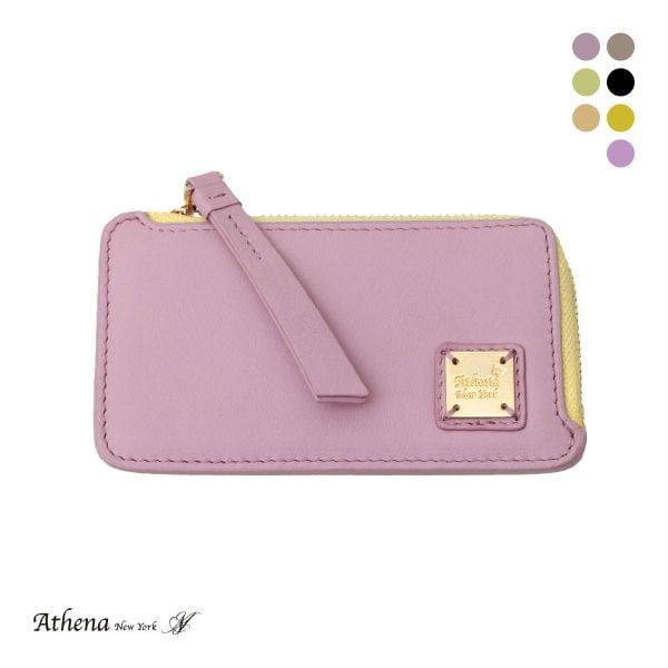 アシーナニューヨーク カードパース ロゴプレート リボン Athena New York