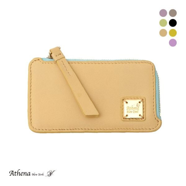 アシーナニューヨーク カードパース ロゴプレート リボン Athena New York