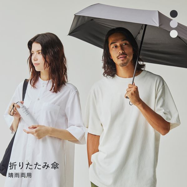 ウォーターフロント ネオミニ UVブロック 折りたたみ傘 折55cm  日傘 兼用 雨傘 晴雨兼用 Waterfront