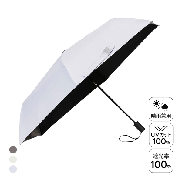 ウォーターフロント クイックシャット 自動開閉 折りたたみ傘 55cm UV対策 日傘 兼用 雨傘 晴雨両用 Waterfront