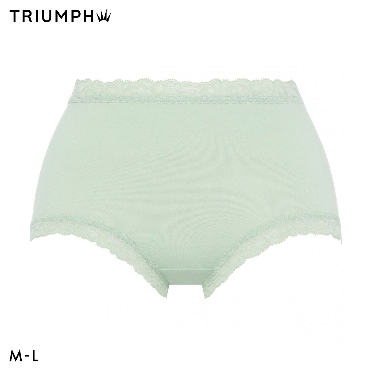 トリンプ SO NATURAL TR7120 ショーツ はきこみ深め 綿混 無地 ML 7059 単品 Triumph(GR-グリーン-M)