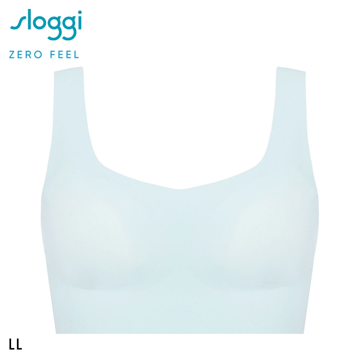 トリンプ スロギー ゼロフィール sloggi ZERO FEEL TOP ブラジャー ノンワイヤー ハーフトップ シームレス LL 吸水速乾 大きいサイズ Triumph