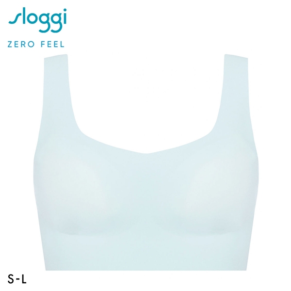 トリンプ スロギー ゼロフィール sloggi ZERO FEEL TOP ブラジャー ノンワイヤー ハーフトップ シームレス SML 吸水速乾 Triumph