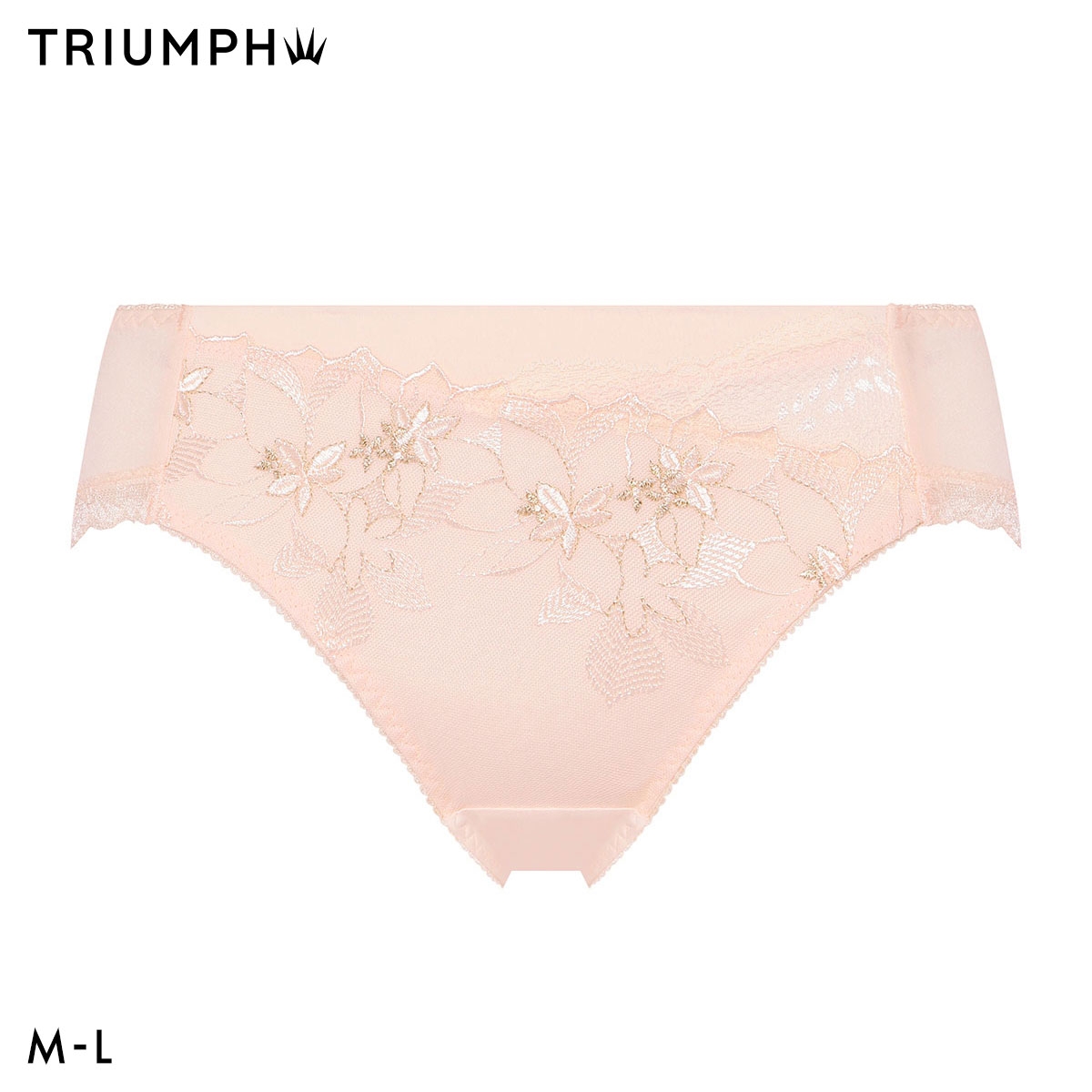トリンプ 小さくしたいブラ TR625 揺れずにキープ レギュラーショーツ スタンダード ML Triumph(LPI-薄ピンク-M)