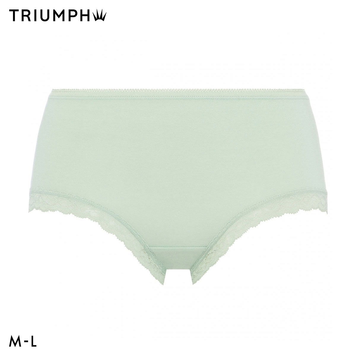 トリンプ SO NATURAL TR7120 ショーツ ボーイレングス 綿混 無地 ボーダー 深め ML 7059 M014 Triumph(GR-グリーン-M)