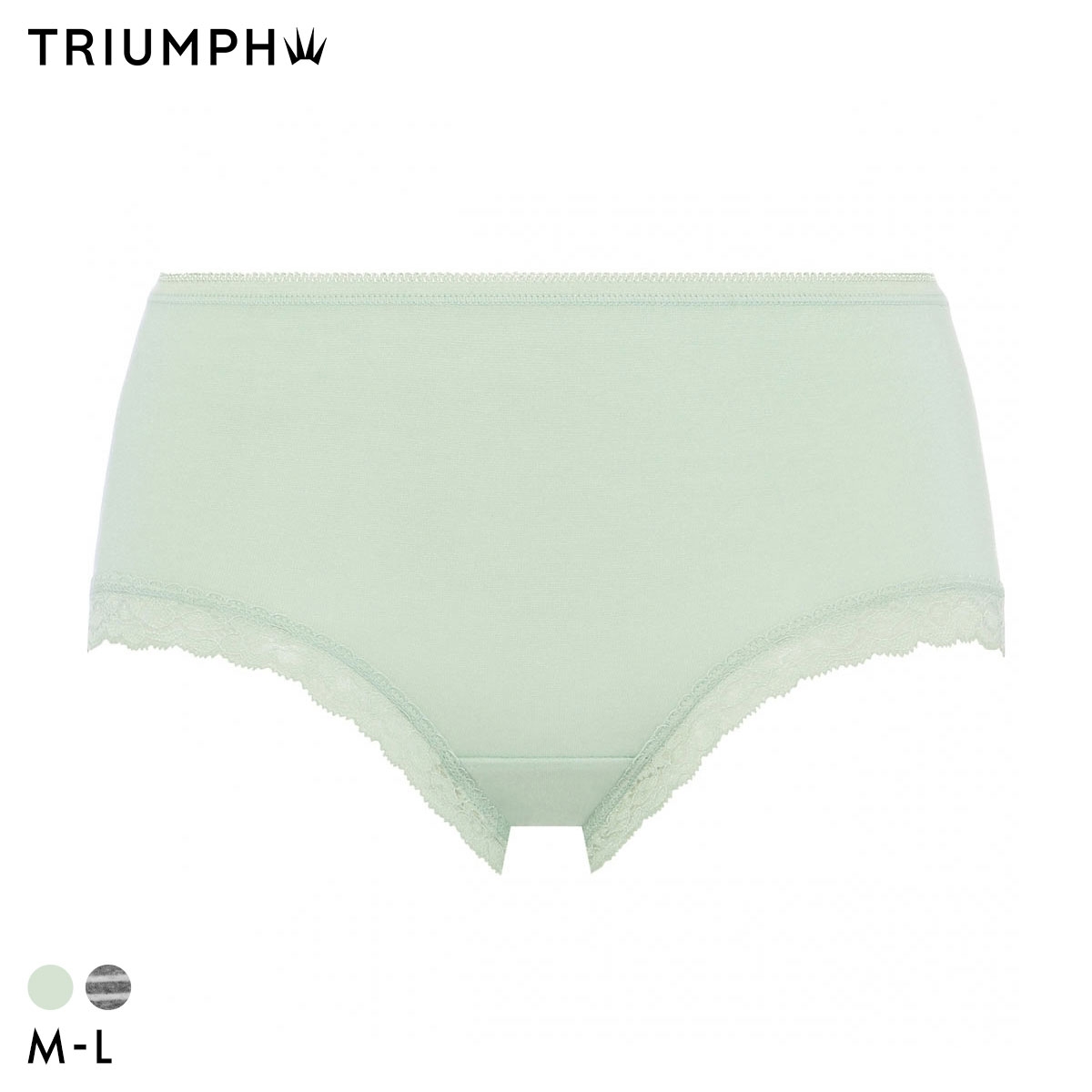 トリンプ SO NATURAL TR7120 ショーツ ボーイレングス 綿混 無地 ボーダー 深め ML 7059 M014 Triumph
