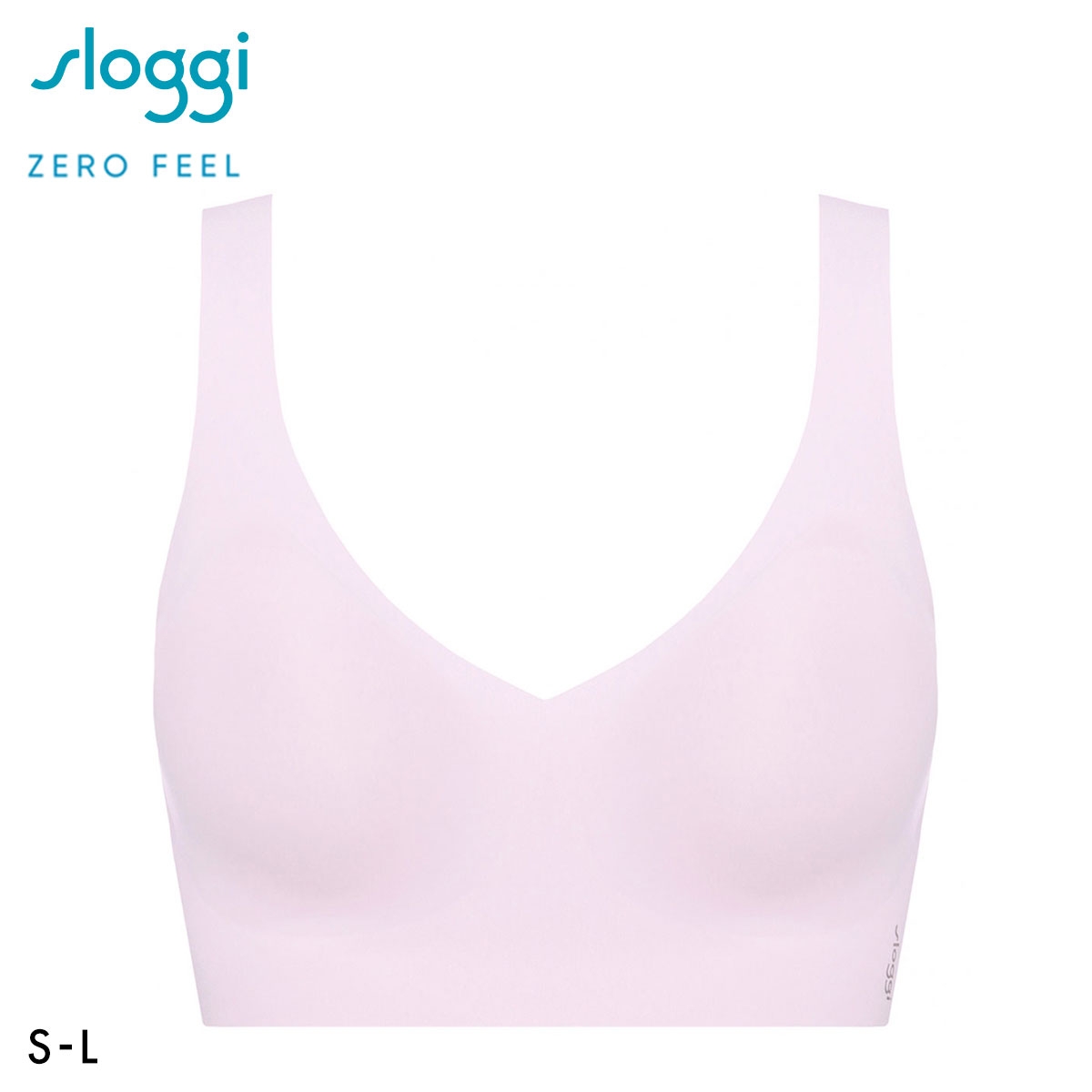 トリンプ スロギー ゼロフィール sloggi ZERO Feel ブラレット ノンワイヤー ハーフトップ 吸水速乾 SML Triumph(LV-ラベンダー-S)