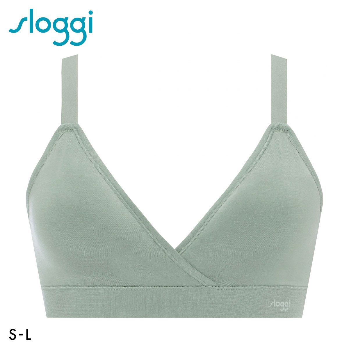 トリンプ スロギー フリーオールラウンド sloggi FREE AR ブラレット ノンワイヤー S-L ワンサイズ Triumph(OV-オリーブ-S-L)