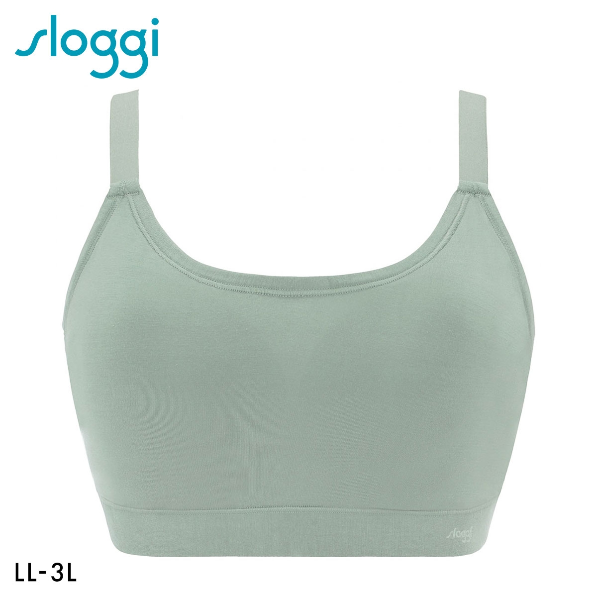 トリンプ スロギー フリーオールラウンド sloggi FREE AR ハーフトップ ノンワイヤー ラージ LL-3L ワンサイズ 大きいサイズ Triumph