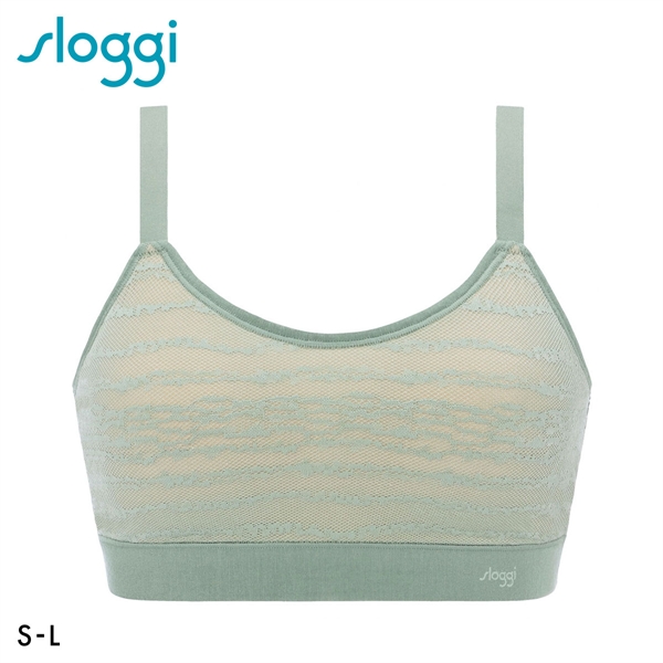 トリンプ スロギー フリーオールラウンド レース sloggi FREE AR Lace ハーフトップ ノンワイヤー S-L ワンサイズ Triumph