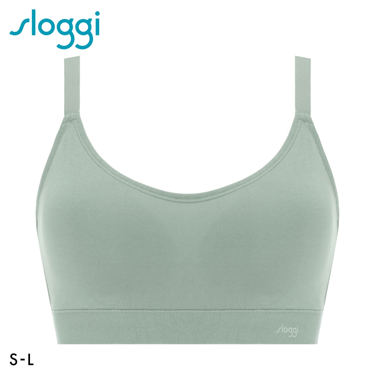 トリンプ スロギー フリーオールラウンド sloggi FREE AR ハーフトップ ノンワイヤー S-L ワンサイズ Triumph(OV-オリーブ-S-L)