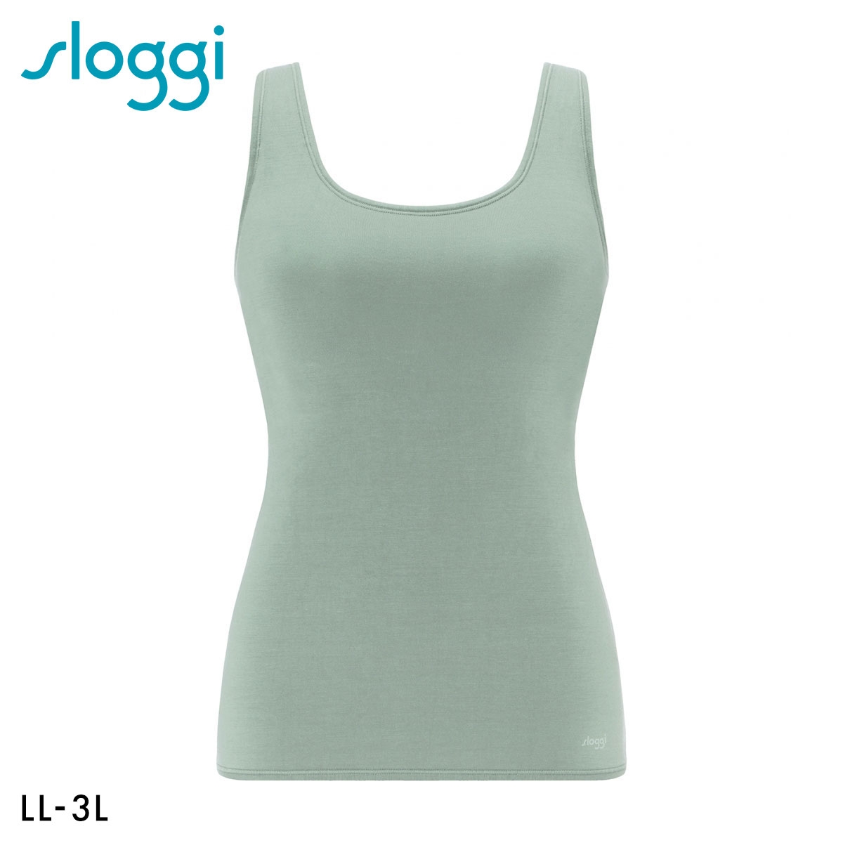 トリンプ スロギー フリーオールラウンド sloggi FREE AR タンクトップ カップ付き ラージ LL-3L ワンサイズ Triumph(OV-オリーブ-LL-3L)