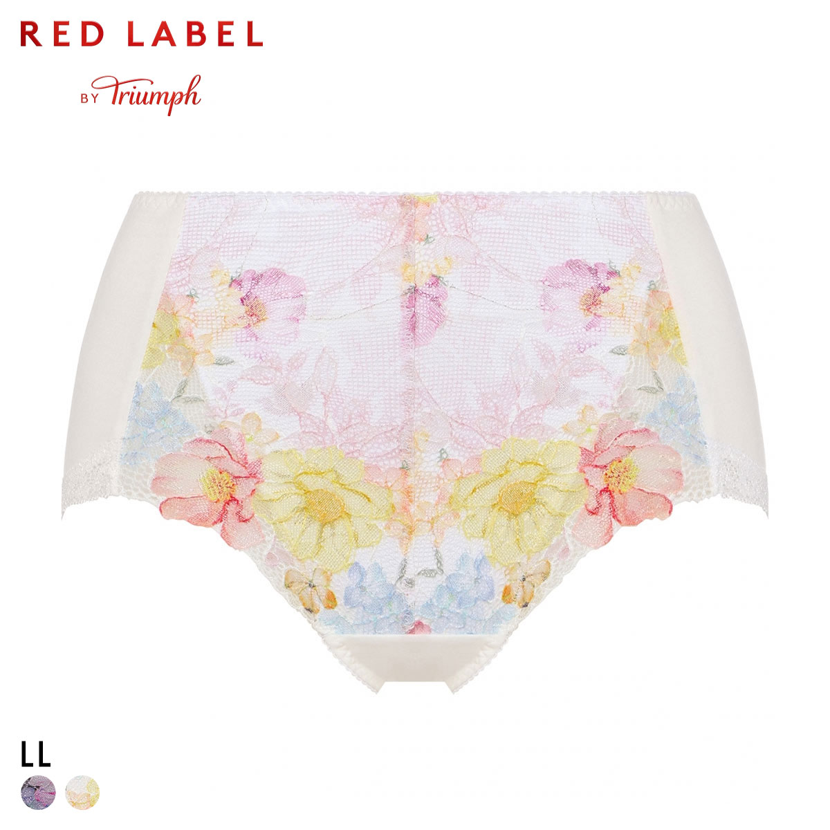 トリンプ TR0126 レッドレーベル バイ トリンプ ハイウエストショーツ はきこみ深め 大きいサイズ LL Triumph(WH-ホワイト-LL)