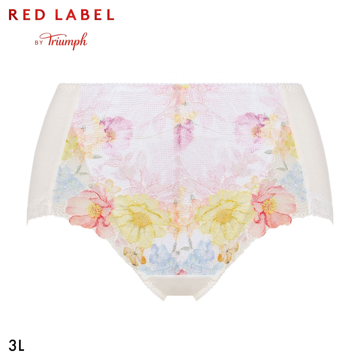 トリンプ TR0126 レッドレーベル バイ トリンプ ハイウエストショーツ はきこみ深め 大きいサイズ 3L Triumph(WH-ホワイト-3L)