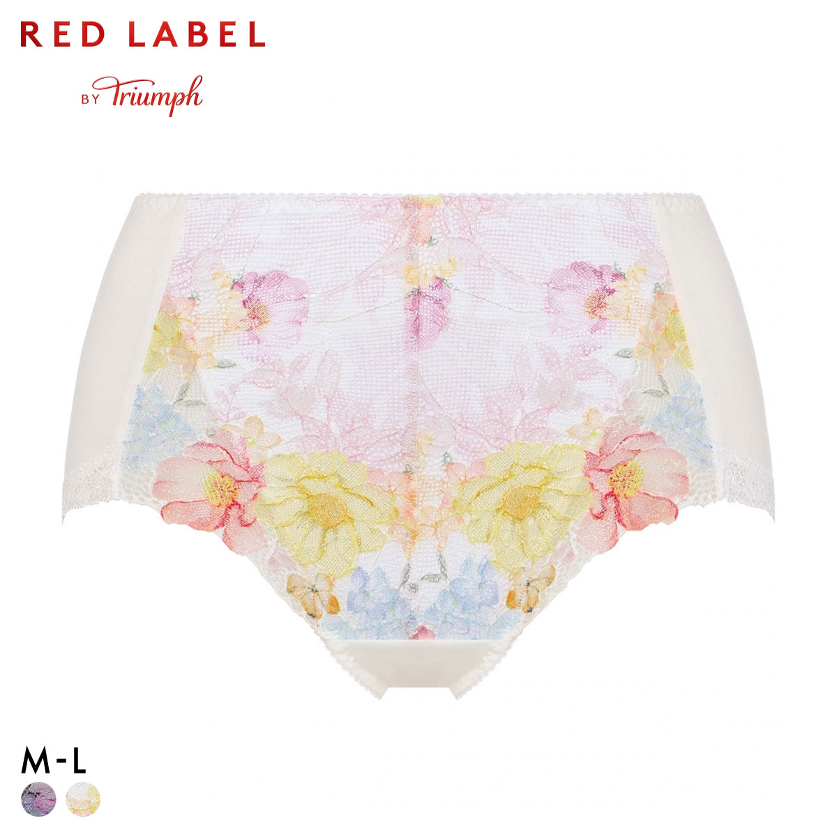 トリンプ TR0126 レッドレーベル バイ トリンプ ハイウエストショーツ はきこみ深め ML Triumph(WH-ホワイト-M)