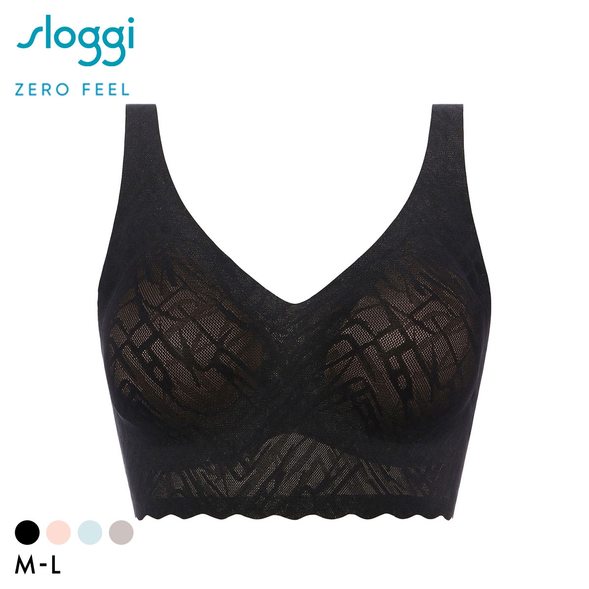 トリンプ スロギー ゼロフィール ブリス ブラレット ハーフトップ ノンワイヤー ML sloggi ZERO Feel 下着 Triumph
