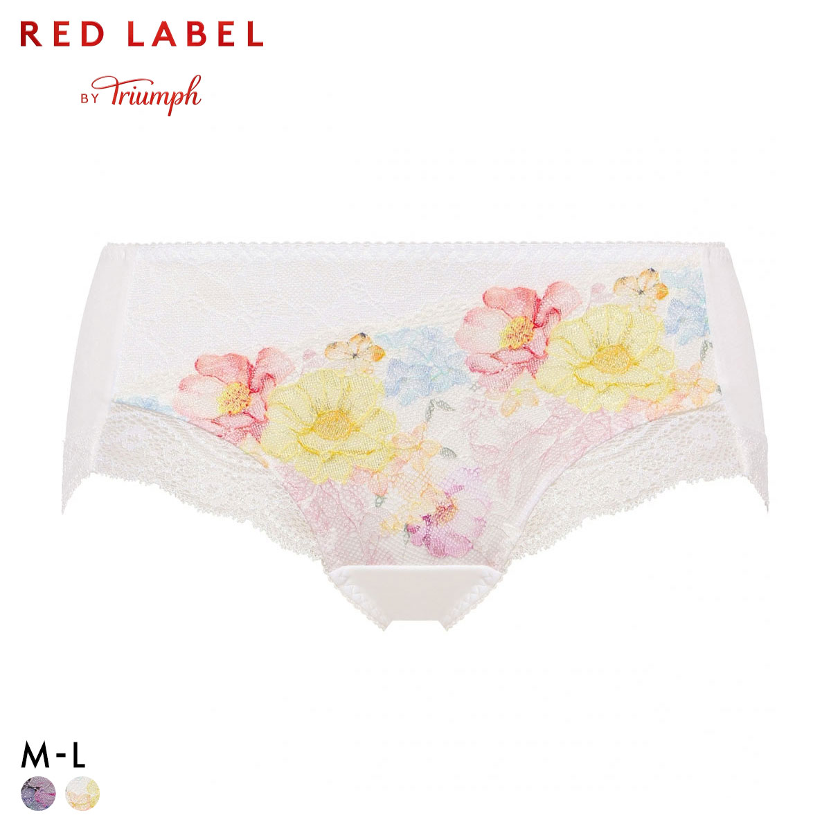 トリンプ TR0126 レッドレーベル バイ トリンプ ヒップハンガーショーツ ML Triumph(WH-ホワイト-M)