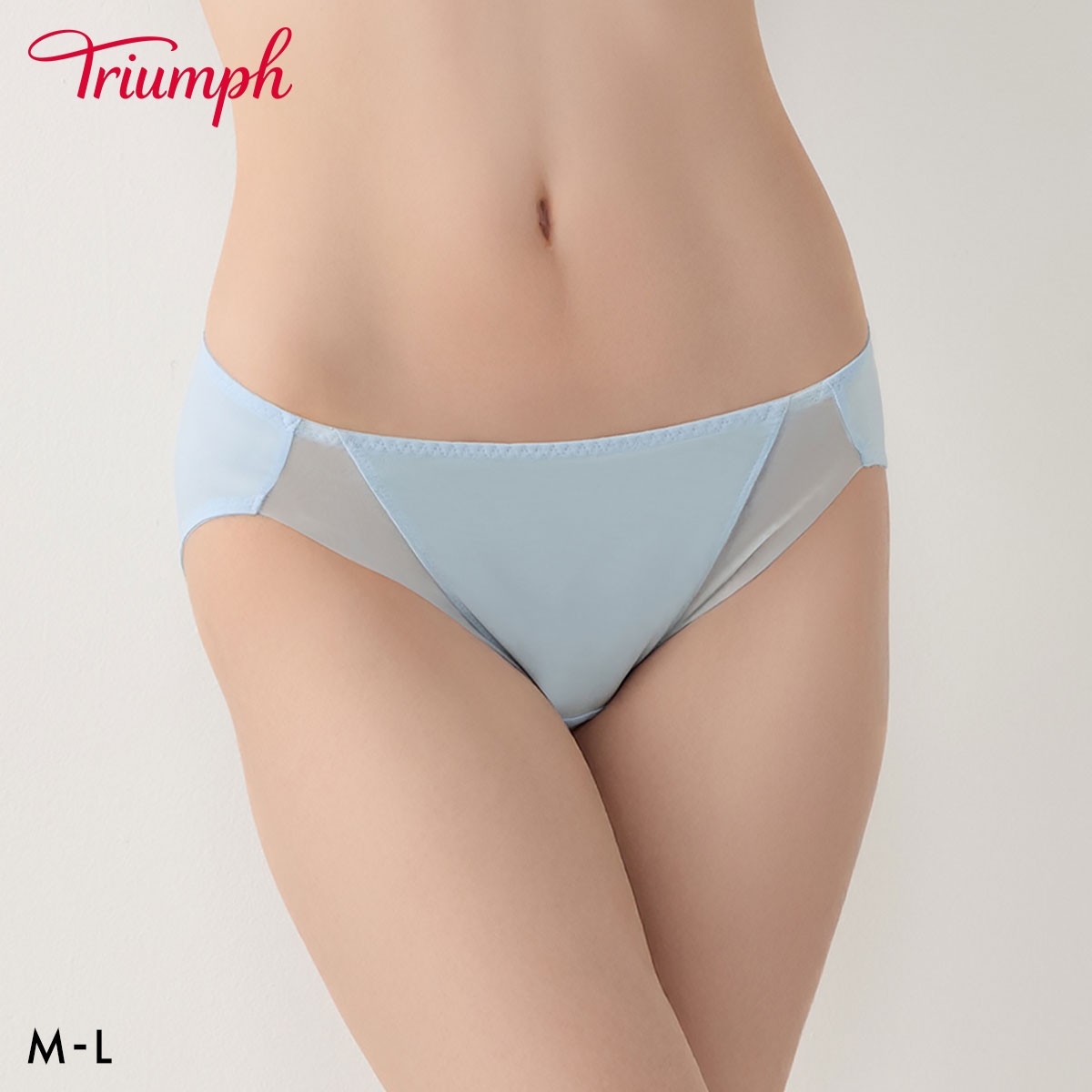 トリンプ TR650 まいにちフィットブラ レギュラーショーツ ショーツ スタンダード ML Triumph(LBU-薄ブルー-M)