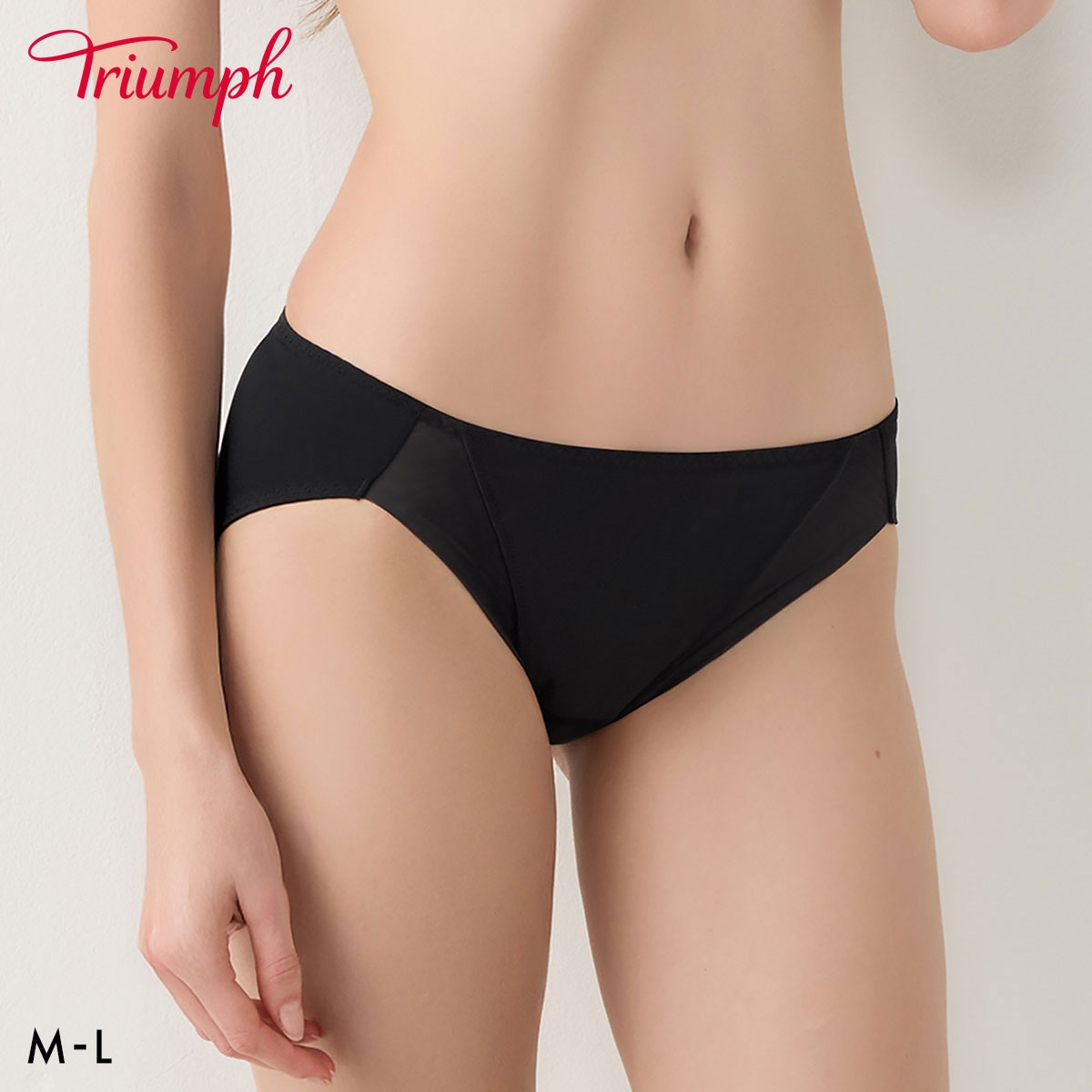 トリンプ TR650 まいにちフィットブラ レギュラーショーツ ショーツ スタンダード ML Triumph(BK-ブラック-M)