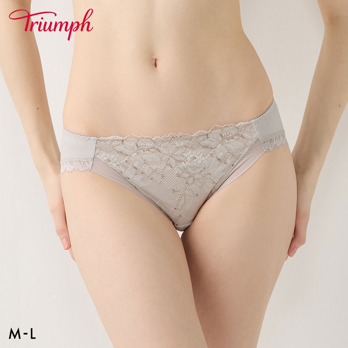 トリンプ TR647 ブラCOOL レギュラーショーツ スタンダード ショーツ ハイレグ ML Triumph(LGY-薄グレー-M)
