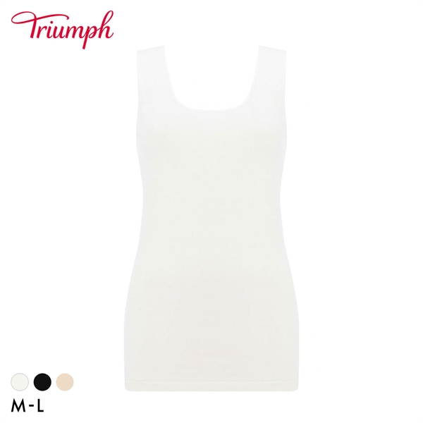 トリンプ TR5510 やわらか綿100インナー 袖なし ノースリーブ トップ ML Triumph