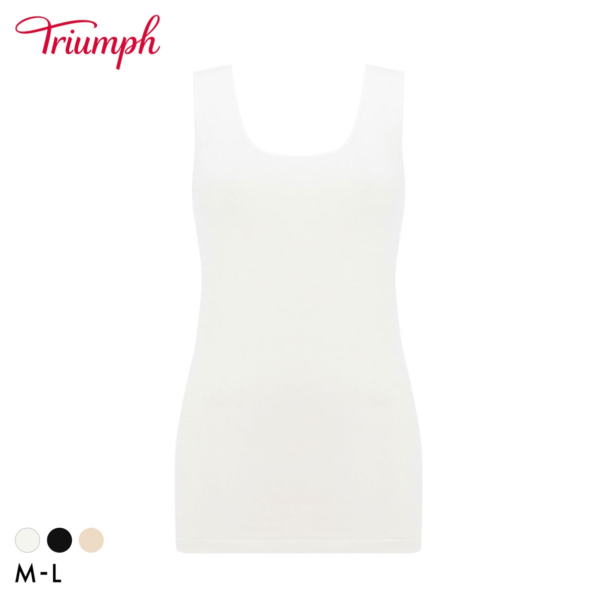 トリンプ TR5510 やわらか綿100インナー 袖なし ノースリーブ トップ ML Triumph