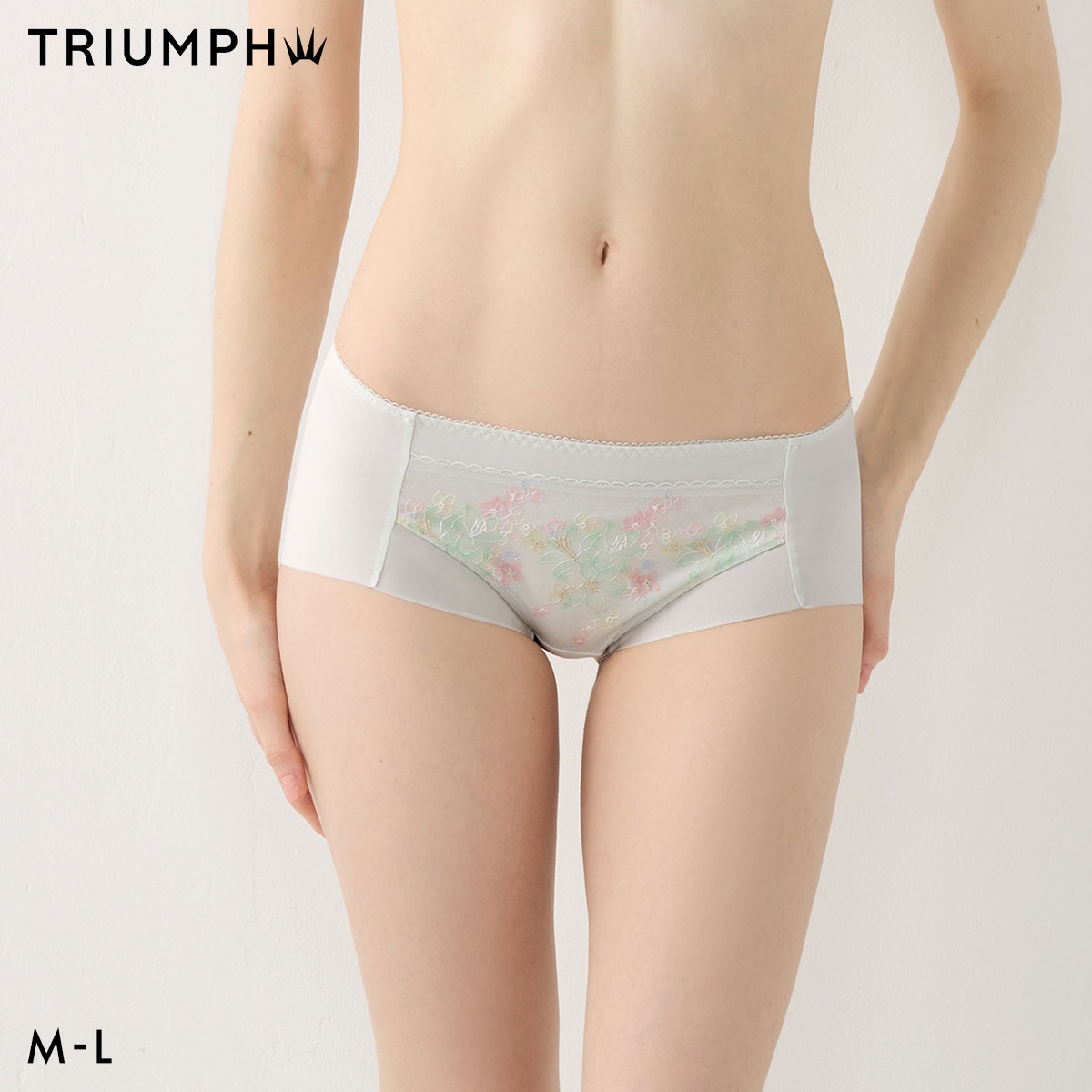 トリンプ バストマジック TR646 ショーツ ボーイレングスショーツ ローライズ ML Triumph(SL-シルバー-M)