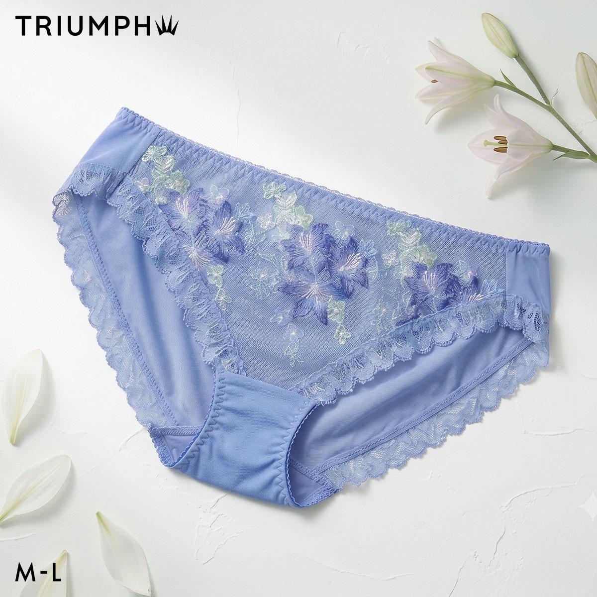 トリンプ バストマジック TR646 ショーツ レギュラーショーツ ML Triumph(BU-ブルー-M)
