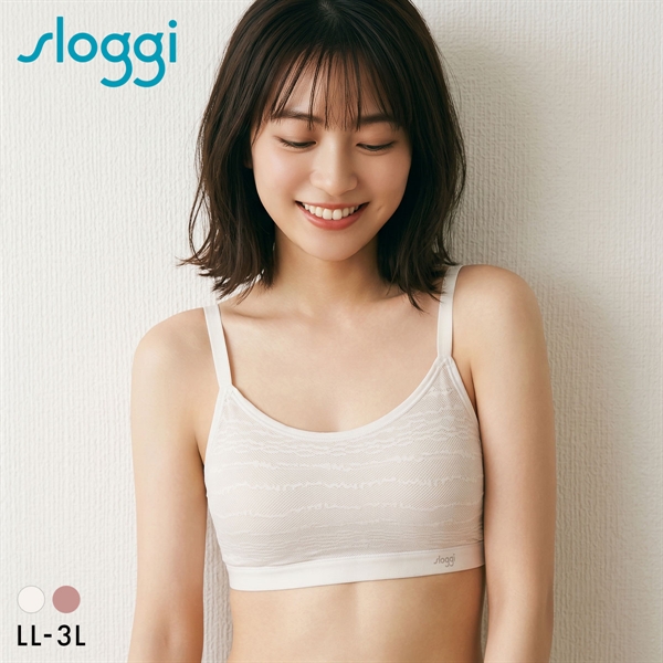 トリンプ スロギー フリーオールラウンド sloggi FREE AR Lace ハーフトップ ノンワイヤー LL-3L ワンサイズ 大きいサイズ Triumph