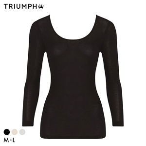 トリンプ TR5420 あったかうす軽インナー 8分袖 トップス ML 肌着 下着 Triumph