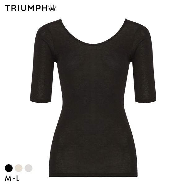 トリンプ TR5420 あったかうす軽インナー 3分袖 トップス ML 肌着 下着 Triumph
