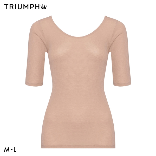 トリンプ TR5420 あっかたうす軽インナー 3分袖 トップス ML 肌着 下着 BR Triumph