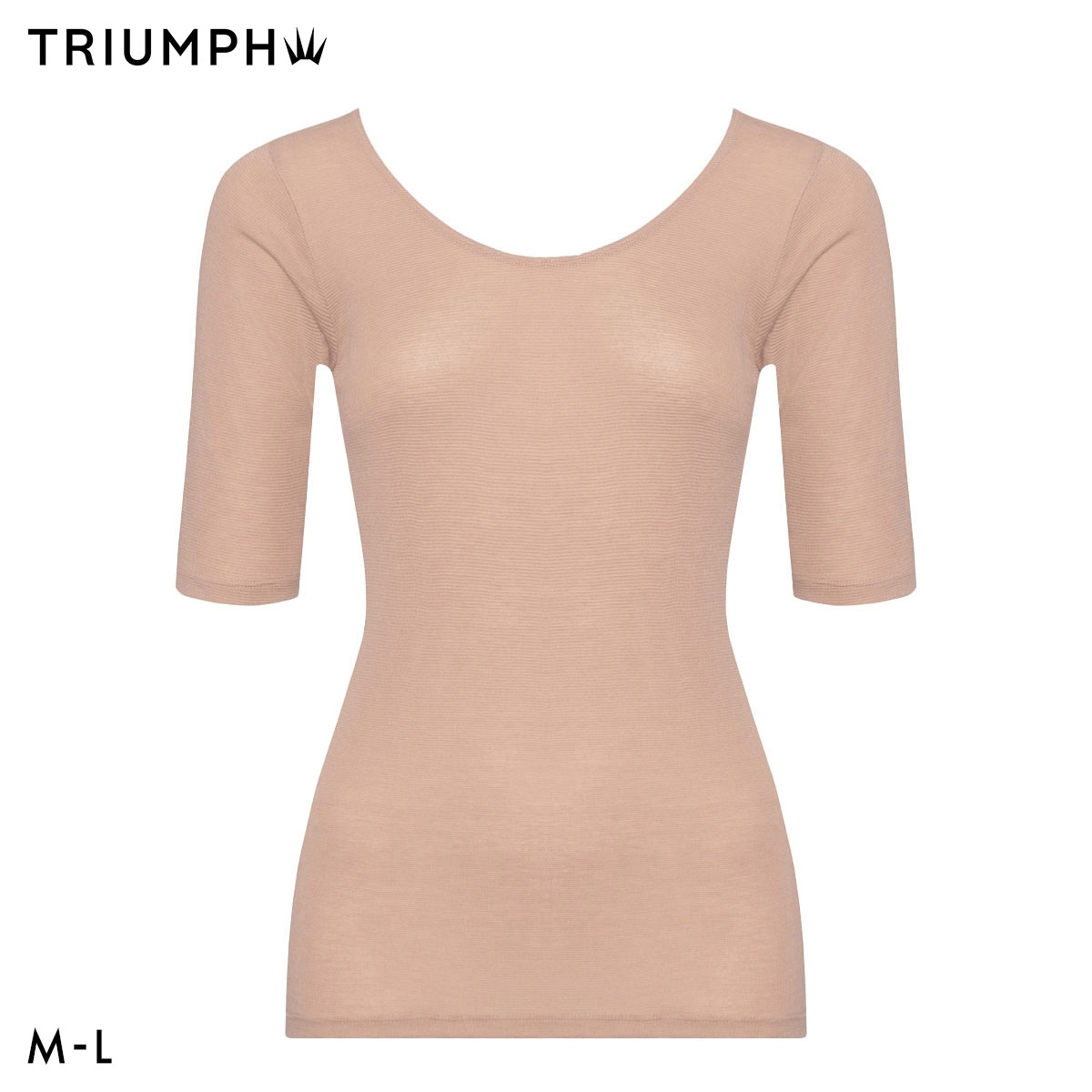 トリンプ TR5420 あっかたうす軽インナー 3分袖 トップス ML 肌着 下着 BR Triumph