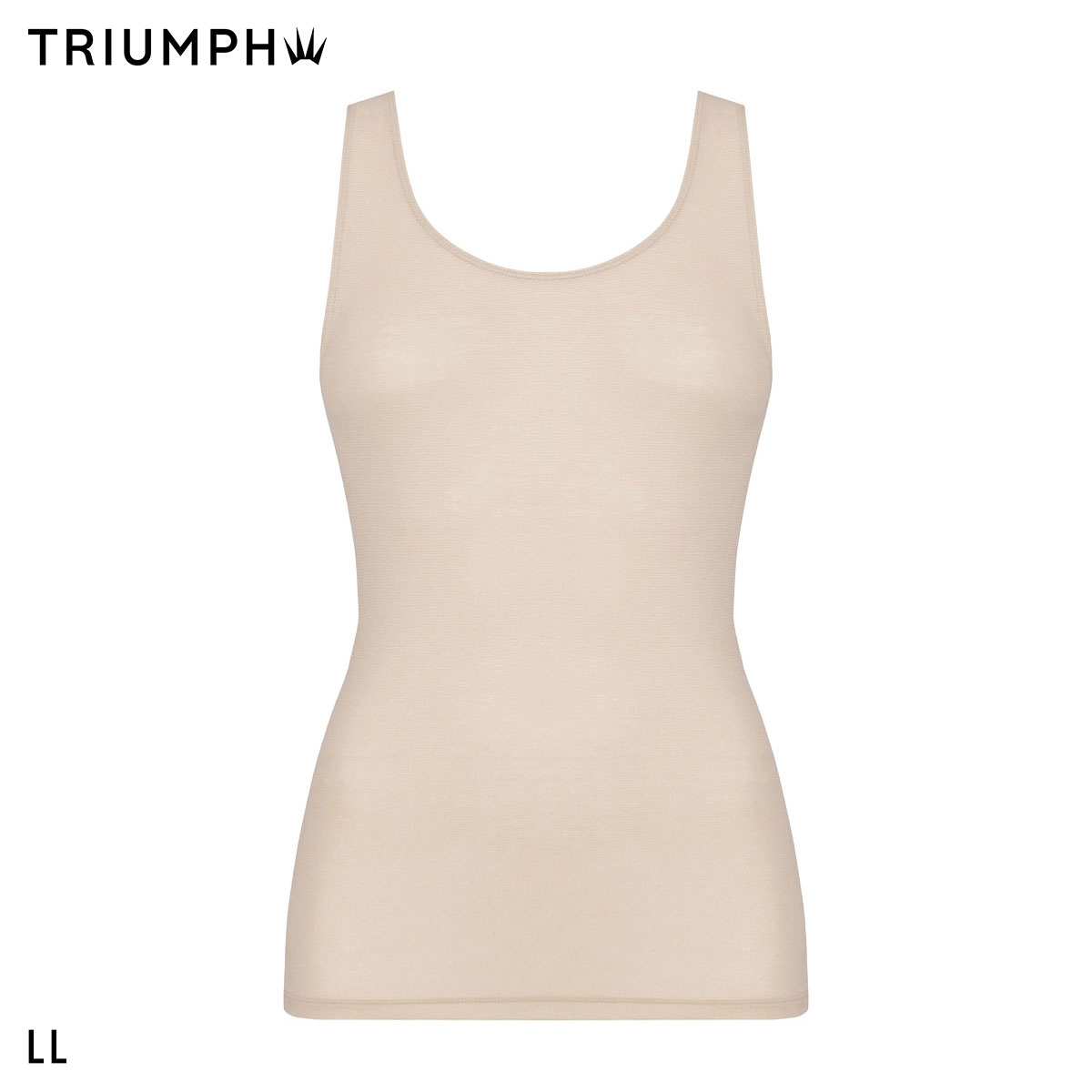 トリンプ TR5420 あったかうす軽インナー タンクトップ 袖なし LL 大きいサイズ 肌着 下着 Triumph(LBE-薄ベージュ-LL)