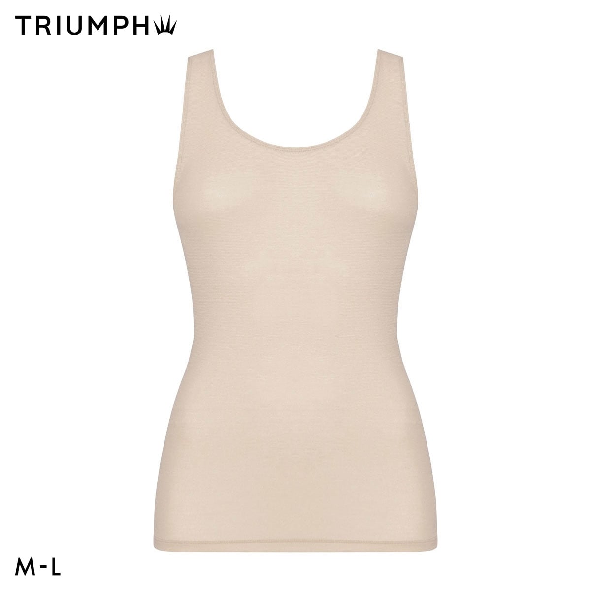 トリンプ TR5420 あったかうす軽インナー タンクトップ 袖なし ML 肌着 下着 Triumph(LBE-薄ベージュ-M)