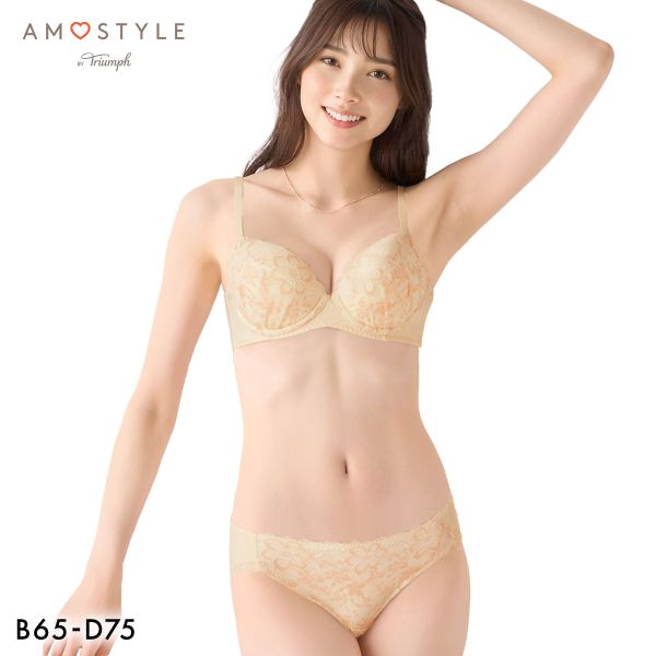 アモスタイル 夢みるブラ AMST1430 ドリームデイリリー ブラセット ブラジャー ショーツ セット BCD AMOSTYLE