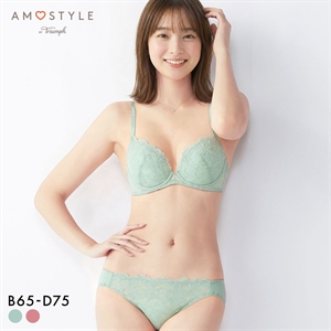 アモスタイル AMST520 レイシーブルーム ブラセット ブラジャー ショーツ セット BCD AMOSTYLE