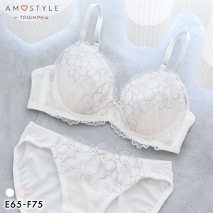 アモスタイル AMST521 スイートフローラ ブラセット ブラジャー ショーツ セット EF 大きいサイズ AMOSTYLE