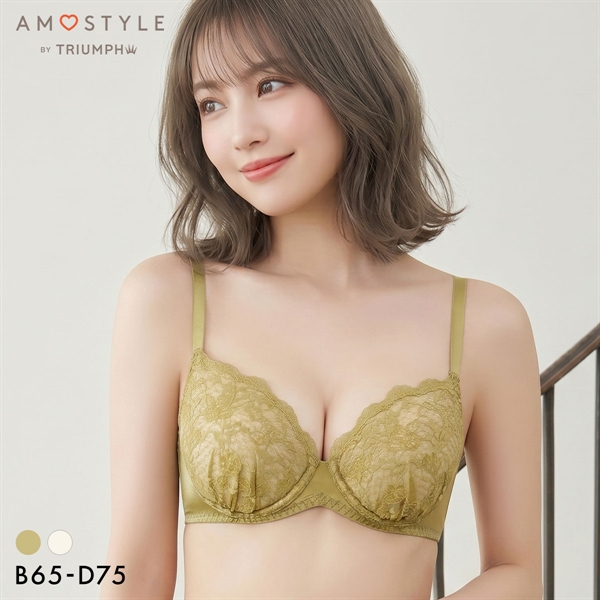 アモスタイル 夢みるブラ ライト AMST1545 フローラルミスト ブラジャー BCD AMOSTYLE
