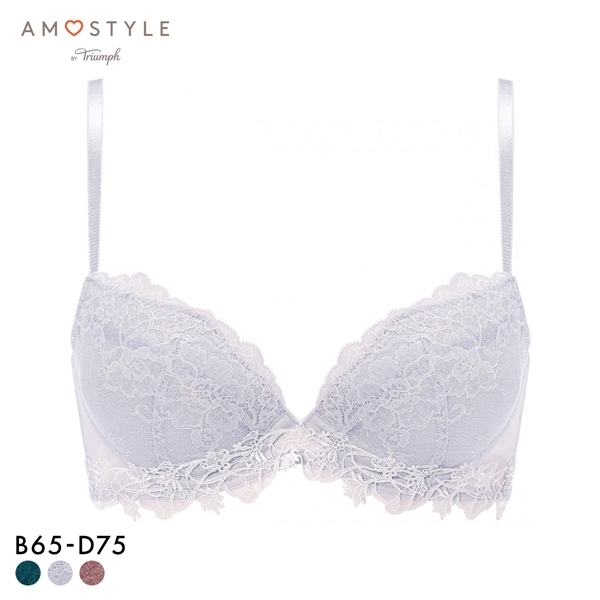 アモスタイル AMST1523 チャーミングラマー スリムライン フェアリークチュール 3/4カップブラジャー BCD AMOSTYLE