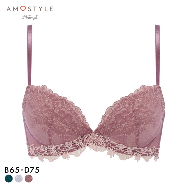 アモスタイル AMST1523 チャーミングラマー スリムライン フェアリークチュール 3/4カップブラジャー BCD AMOSTYLE