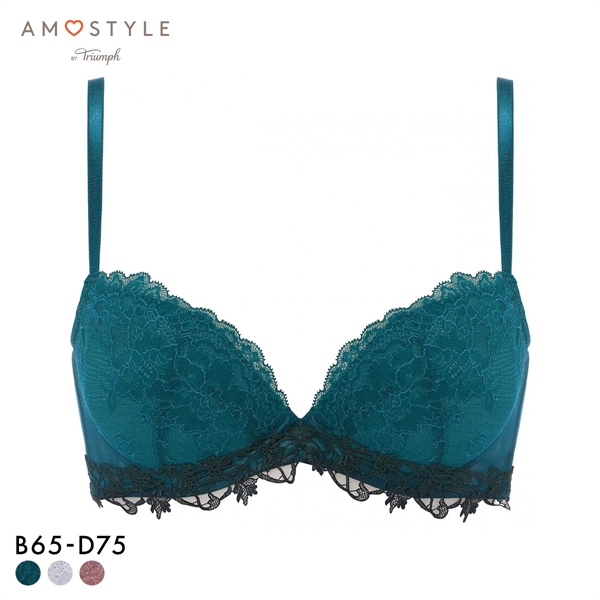 アモスタイル AMST1523 チャーミングラマー スリムライン フェアリークチュール 3/4カップブラジャー BCD AMOSTYLE