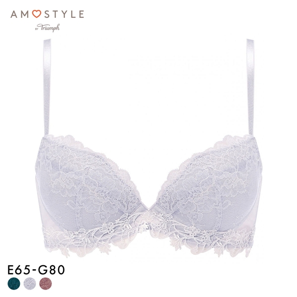 アモスタイル AMST1523 チャーミングラマー スリムライン フェアリークチュール 3/4カップブラジャー EFG AMOSTYLE 大きいサイズ