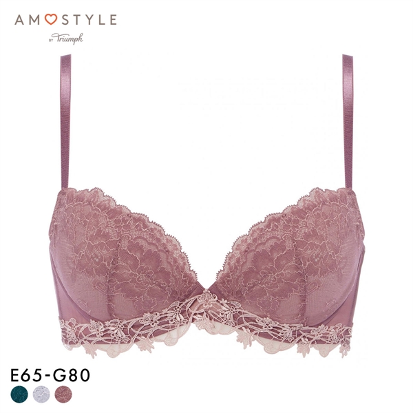 アモスタイル AMST1523 チャーミングラマー スリムライン フェアリークチュール 3/4カップブラジャー EFG AMOSTYLE 大きいサイズ