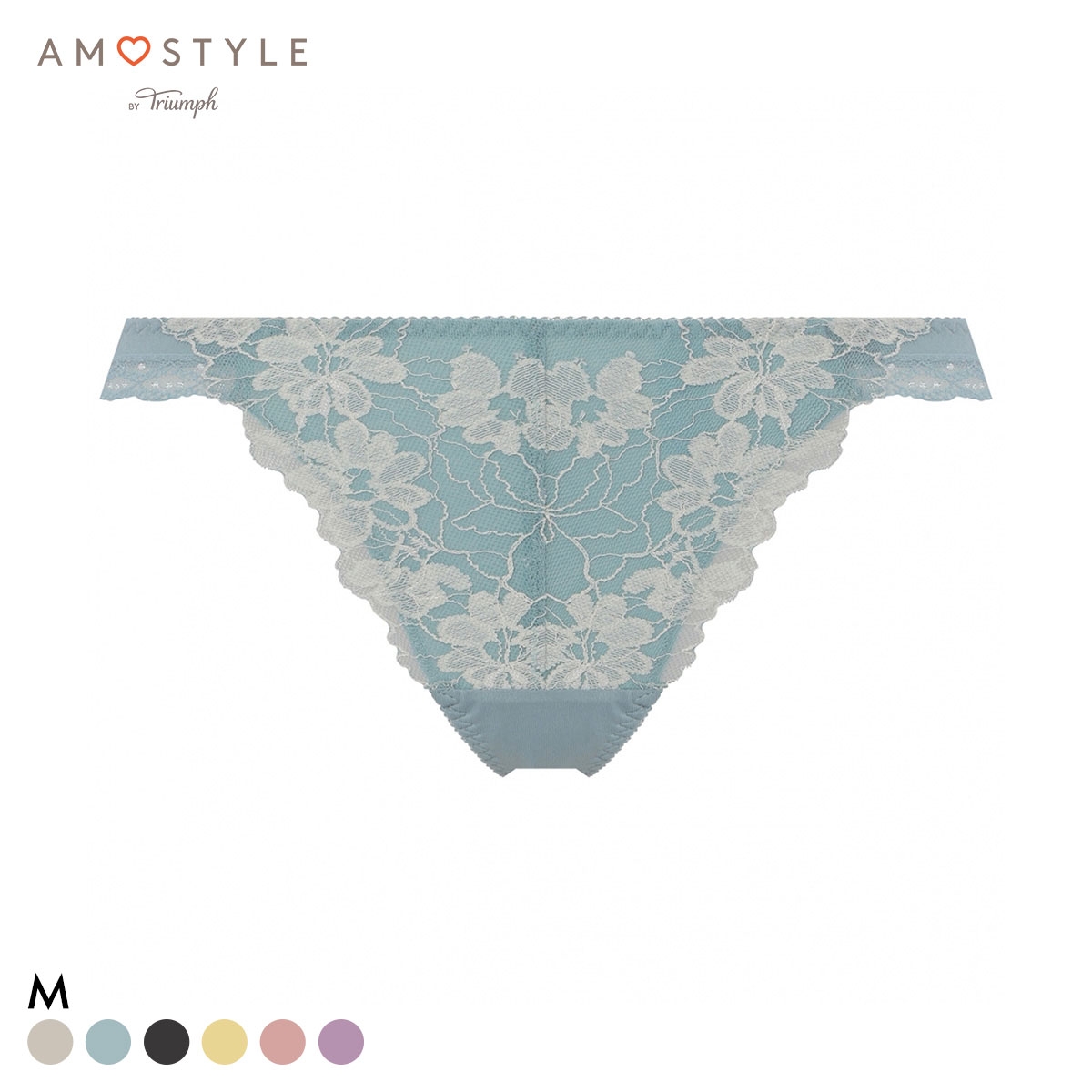 アモスタイル AMST1548 マイブロッサムブーケ ストリングショーツ ショーツ タンガ Tバック ローライズ M AMOSTYLE(BG-ブルーグリーン-M)